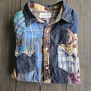 Ralph Lauren Patchwork Longsleeve Flannel